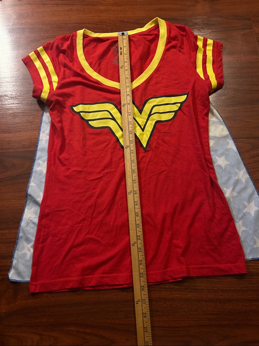 DC COMICS ORIGINALS Wonder Woman Costume Caped Tee Size XL J - Picture 4 of 9